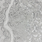 Preview: Orient Teppich mit Verzierungen Hoch-Tief Effekt grau beige