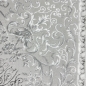 Preview: Orient Teppich mit Verzierungen Hoch-Tief Effekt grau beige