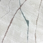 Preview: Wohnzimmer Schlafzimmer Teppich Linienmuster Gemälde creme weiss