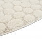Preview: Kinderzimmer Spielzimmer Teppich rund mit Schafsmuster allergikergeeignet in Creme