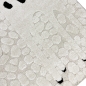 Preview: Kinderzimmer Spielzimmer Teppich mit fröhliche Giraffe Schadstofffrei in beige creme schwarz