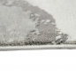 Mobile Preview: Marmorteppich mit Glanzfasern in Grau