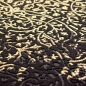 Preview: Teppich modern Designerteppich Ornamente in schwarz gold