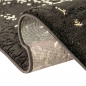 Preview: Teppich modern Designerteppich Ornamente in schwarz gold