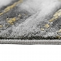 Preview: Teppich Wohnzimmer Teppich Marmor Optik in creme grau gold