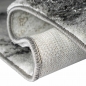 Preview: Teppich Wohnzimmer Teppich Marmor Optik in grau