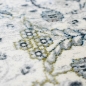 Preview: Wohnzimmer Teppich Vintage Orient Muster Designerteppich mit Ornamenten Flur Diele in gold gelb grau creme beige