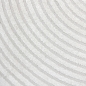 Preview: Designer Wohnzimmerteppich mit geometrischem Kreisemuster in creme