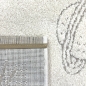 Preview: Kinderzimmerteppich Raumschiffen Planeten Sterne in creme grau beige