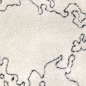 Preview: Kinderzimmerteppich 3D-Effekt Weltkarte als Muster in creme