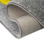 Preview: Kinderteppich Spielteppich Baustelle Teppich mit Bagger in grau