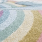 Preview: Kinderteppich Meerjungfrau Kinderzimmer Teppich Prinzessin pastell