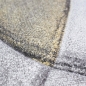 Preview: Teppich modern Teppich Wohnzimmer abstrakt in gelb grau pastell