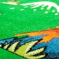 Preview: Kinderteppich Dinosaurier Kinderzimmerteppich Dschungel Vulkan in grün