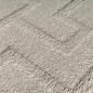 Preview: Greige Teppich modern weich strukturiert gemütlich Wohnzimmer