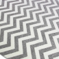Preview: Wohnzimmer Teppich Skandinavisches Design in Türkis Creme Grau