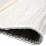 Preview: Designer Teppich Moderner Teppich Wohnzimmer Teppich Meliert in Grau Beige