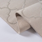 Preview: Schlafzimmerteppich mit marokkanischem Muster in beige
