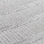 Mobile Preview: Wohnzimmer Teppich mit Linienmuster in grau