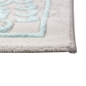 Preview: Wohnzimmerteppich mit Ornamenten Teppich Vintage in Türkis Grau