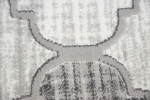 Preview: Designer und Moderner Teppich Marokkanisches Muster in Grau Beige