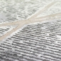 Preview: Designer Schlafzimmer Teppich | geometrisches Muster | beige