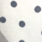Preview: Runder Kinder-Teppich mit Punkte und Umrandung creme, grau