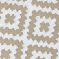 Preview: Wendbarer Outdoor-Teppich im Ethno Design in beige