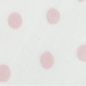 Preview: Kinderteppich weich pflegeleicht rosa Punkte in creme
