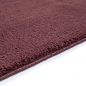 Preview: Teppich Flauschig & Weich unidesign in dunklem Weinrot