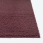 Preview: Teppich Flauschig & Weich unidesign in dunklem Weinrot