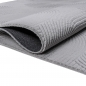Mobile Preview: Kuschliger Teppich mit schönem Linienmuster in grau