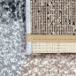 Preview: Wohnzimmer Teppich mit abstraktem Karomuster in braun beige