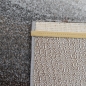 Preview: Moderner Dielen Teppich mit abstraktem Muster in grau-silber