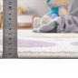 Preview: Kinderzimmerteppich mit Herzmuster – weich und verspielt