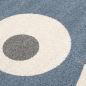 Preview: Kinderteppich in Blau mit fröhlichem Monster