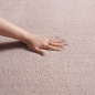 Preview: Teppich blush rosa antirutsch weich in moderner Wellenform