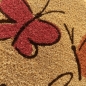 Preview: Rutschfester Fußabtreter aus Kokos • robust • „welcome“ bunt
