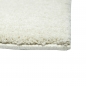 Preview: Teppich Creme Uni modern weich hell freundliches Wohnambiente