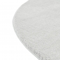 Preview: Teppich Shape in moderner Freiform flauschig weich Creme