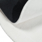 Preview: Teppich Shape in moderner Freiform flauschig weich Creme
