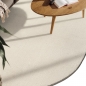 Preview: Teppich Shape in moderner Freiform flauschig weich Beige