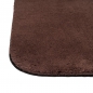 Preview: Teppich Shape in moderner Freiform flauschig weich Braun