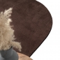Preview: Teppich Shape in moderner Freiform flauschig weich Braun