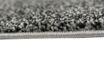 Preview: Teppich modern Teppich Wohnzimmer Karo Design in grau gold rot