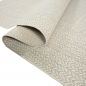 Preview: Teppich Outdoor Wohnzimmer strapazierfähig mit rechteckigem Linienmuster in Creme