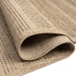 Preview: In- und Outdoor Teppich mit gestreiftem Muster beige/braun