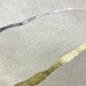 Preview: Eleganter Designer Teppich mit Gold Silber Lichteffekt