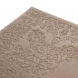 Preview: Teppich Beige Ornament Design wohnlich Wohnzimmer