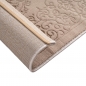 Preview: Teppich Beige Ornament Design wohnlich Wohnzimmer